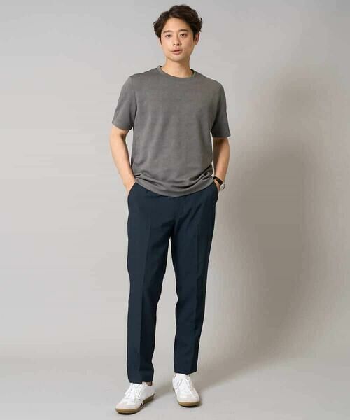 a.v.v / アー・ヴェ・ヴェ カットソー | 【接触冷感/イージーケア】キカジャカードクルーネックカットソー 通勤　ビジネス　ジャケット | 詳細14