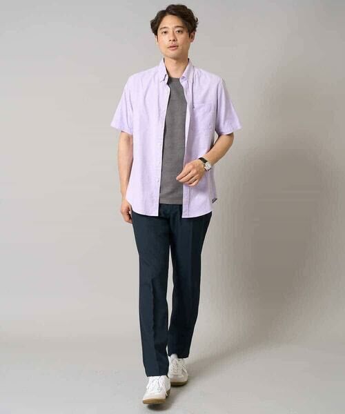 a.v.v / アー・ヴェ・ヴェ カットソー | 【接触冷感/イージーケア】キカジャカードクルーネックカットソー 通勤　ビジネス　ジャケット | 詳細17