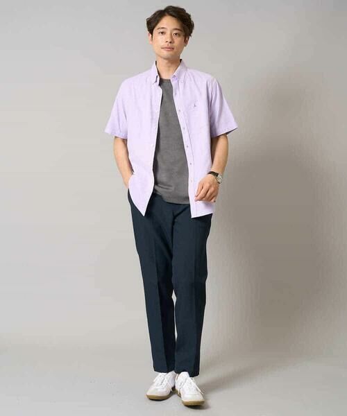 a.v.v / アー・ヴェ・ヴェ カットソー | 【接触冷感/イージーケア】キカジャカードクルーネックカットソー 通勤　ビジネス　ジャケット | 詳細18