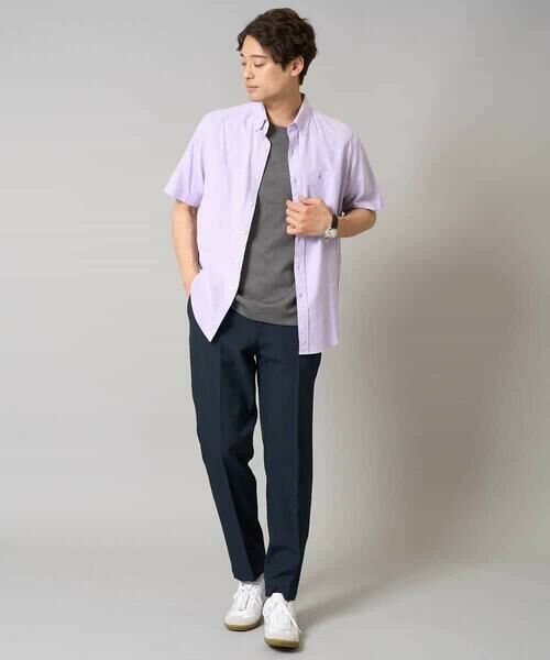 a.v.v / アー・ヴェ・ヴェ カットソー | 【接触冷感/イージーケア】キカジャカードクルーネックカットソー 通勤　ビジネス　ジャケット | 詳細19