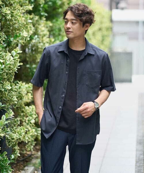 a.v.v / アー・ヴェ・ヴェ カットソー | 【接触冷感/イージーケア】キカジャカードクルーネックカットソー 通勤　ビジネス　ジャケット | 詳細25