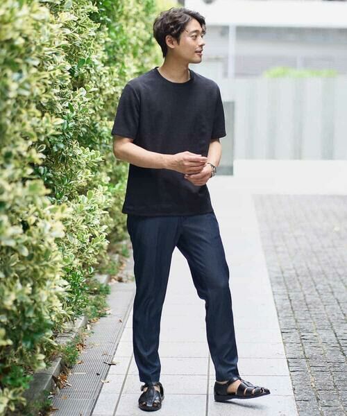 a.v.v / アー・ヴェ・ヴェ カットソー | 【接触冷感/イージーケア】キカジャカードクルーネックカットソー 通勤　ビジネス　ジャケット | 詳細6