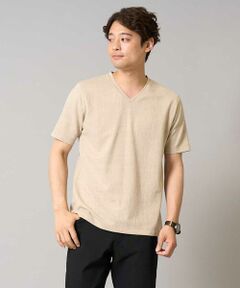 a.v.v / アー・ヴェ・ヴェ カットソー | 【接触冷感/毛玉になりにくい/イージーケア】変形スムースＶネックカットソー〈SMART SERIES〉