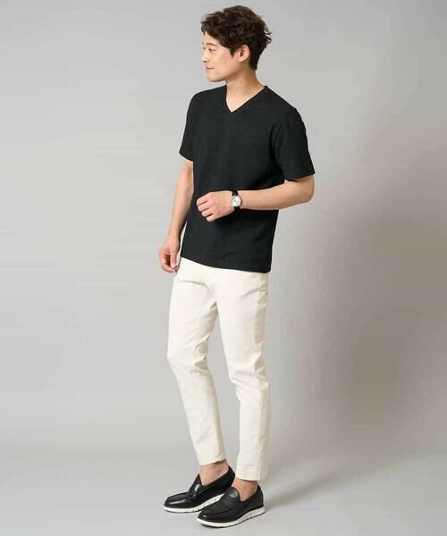 a.v.v / アー・ヴェ・ヴェ カットソー | 【接触冷感/毛玉になりにくい/イージーケア】変形スムースＶネックカットソー〈SMART SERIES〉 | 詳細10