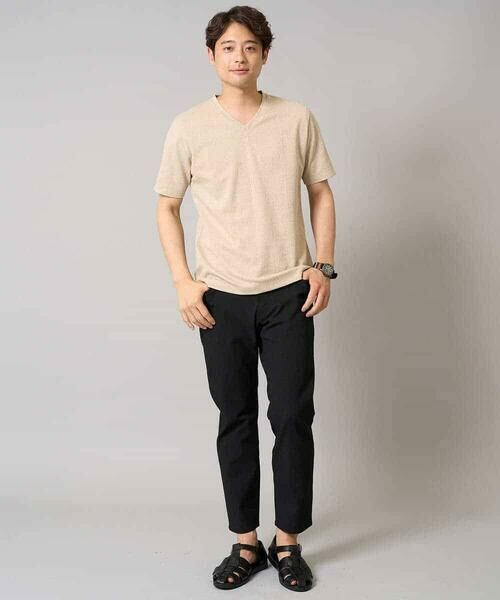 a.v.v / アー・ヴェ・ヴェ カットソー | 【接触冷感/毛玉になりにくい/イージーケア】変形スムースＶネックカットソー〈SMART SERIES〉 | 詳細11