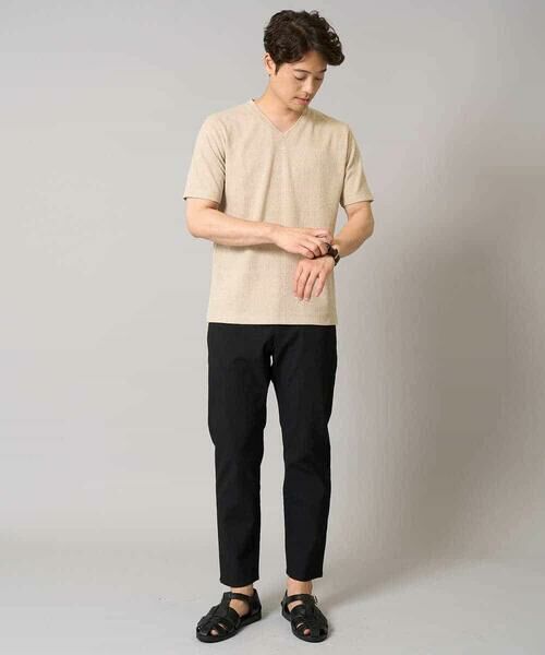 a.v.v / アー・ヴェ・ヴェ カットソー | 【接触冷感/毛玉になりにくい/イージーケア】変形スムースＶネックカットソー〈SMART SERIES〉 | 詳細12