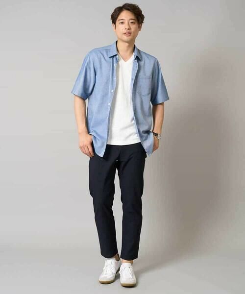 a.v.v / アー・ヴェ・ヴェ カットソー | 【接触冷感/毛玉になりにくい/イージーケア】変形スムースＶネックカットソー〈SMART SERIES〉 | 詳細23