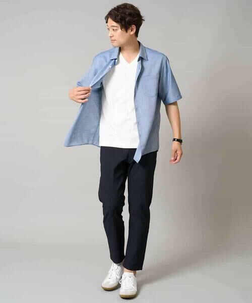 a.v.v / アー・ヴェ・ヴェ カットソー | 【接触冷感/毛玉になりにくい/イージーケア】変形スムースＶネックカットソー〈SMART SERIES〉 | 詳細24