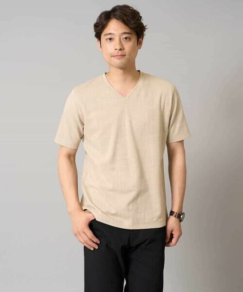 a.v.v / アー・ヴェ・ヴェ カットソー | 【接触冷感/毛玉になりにくい/イージーケア】変形スムースＶネックカットソー〈SMART SERIES〉 | 詳細26