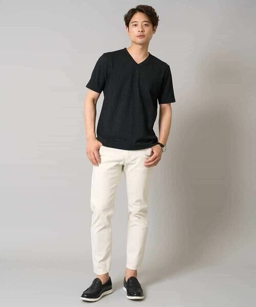 a.v.v / アー・ヴェ・ヴェ カットソー | 【接触冷感/毛玉になりにくい/イージーケア】変形スムースＶネックカットソー〈SMART SERIES〉 | 詳細9
