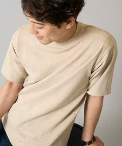 a.v.v / アー・ヴェ・ヴェ カットソー | 【接触冷感/イージーケア/毛玉になりにくい】変形スムースクルーネックカットソー