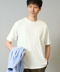 a.v.v / アー・ヴェ・ヴェ カットソー | 【接触冷感/イージーケア/毛玉になりにくい】変形スムースクルーネックカットソー