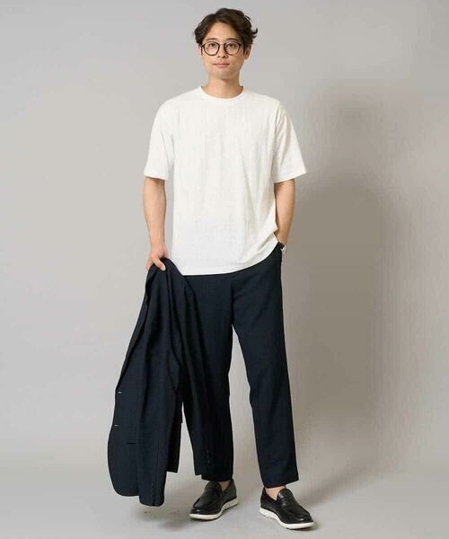 a.v.v / アー・ヴェ・ヴェ カットソー | 【接触冷感/イージーケア/毛玉になりにくい】変形スムースクルーネックカットソー | 詳細17