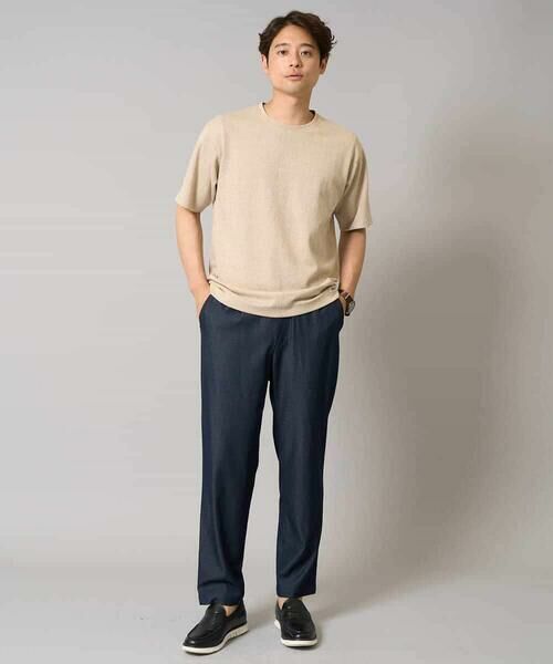 a.v.v / アー・ヴェ・ヴェ カットソー | 【接触冷感/イージーケア/毛玉になりにくい】変形スムースクルーネックカットソー | 詳細4