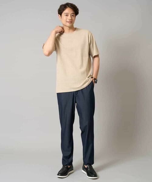 a.v.v / アー・ヴェ・ヴェ カットソー | 【接触冷感/イージーケア/毛玉になりにくい】変形スムースクルーネックカットソー | 詳細5