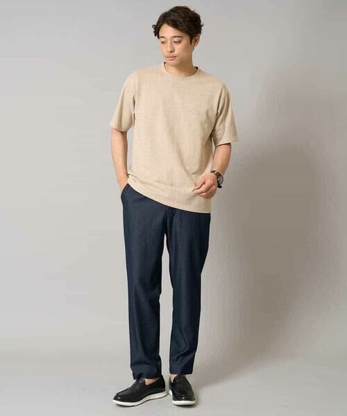 a.v.v / アー・ヴェ・ヴェ カットソー | 【接触冷感/イージーケア/毛玉になりにくい】変形スムースクルーネックカットソー | 詳細6