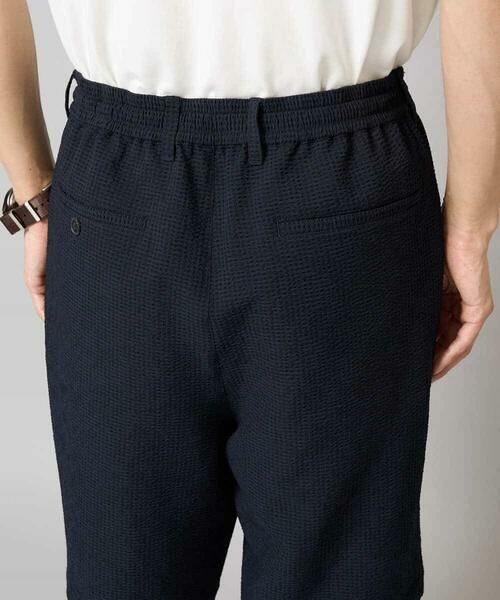 a.v.v / アー・ヴェ・ヴェ ショート・ハーフ・半端丈パンツ | 【イージーケア/吸水速乾/毛玉になりにくい】シアサッカーワンタックハーフパンツ | 詳細22