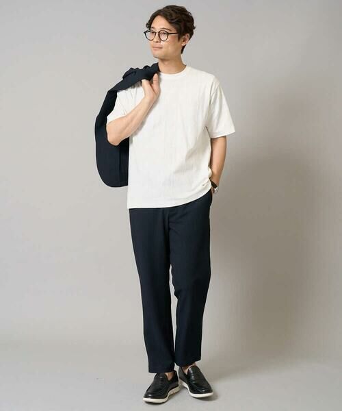 a.v.v / アー・ヴェ・ヴェ チノ・ワークパンツ | 【イージーケア/吸水速乾/毛玉になりにくい】シアサッカーセミルーズパンツ | 詳細11