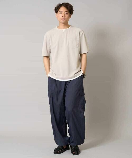 a.v.v / アー・ヴェ・ヴェ チノ・ワークパンツ | 【軽量】ワイドシルエットイージーカーゴパンツ | 詳細1