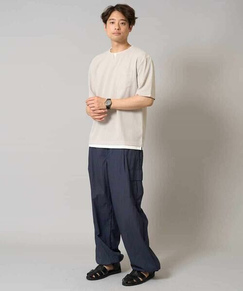 a.v.v / アー・ヴェ・ヴェ チノ・ワークパンツ | 【軽量】ワイドシルエットイージーカーゴパンツ | 詳細2