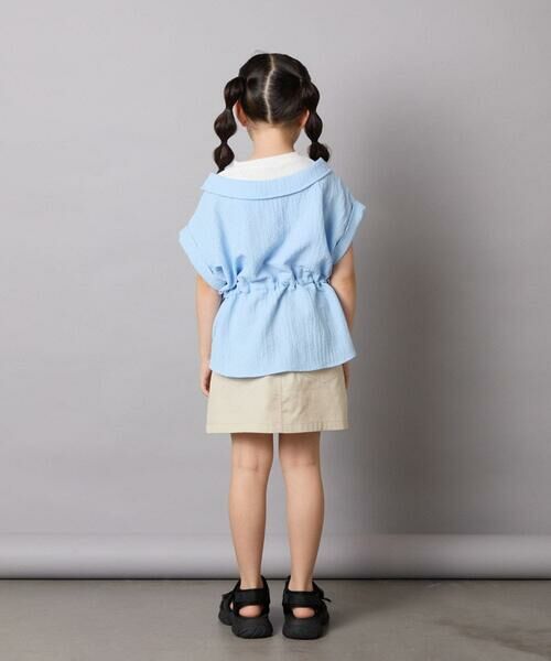 a.v.v / アー・ヴェ・ヴェ シャツ・ブラウス | 【接触冷感/ジメジメ対策】[120-160]ポコポコレイヤード風ブラウス | 詳細12