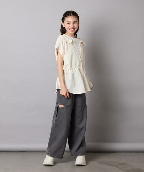 a.v.v / アー・ヴェ・ヴェ シャツ・ブラウス | 【接触冷感/ジメジメ対策】[120-160]ポコポコレイヤード風ブラウス | 詳細22