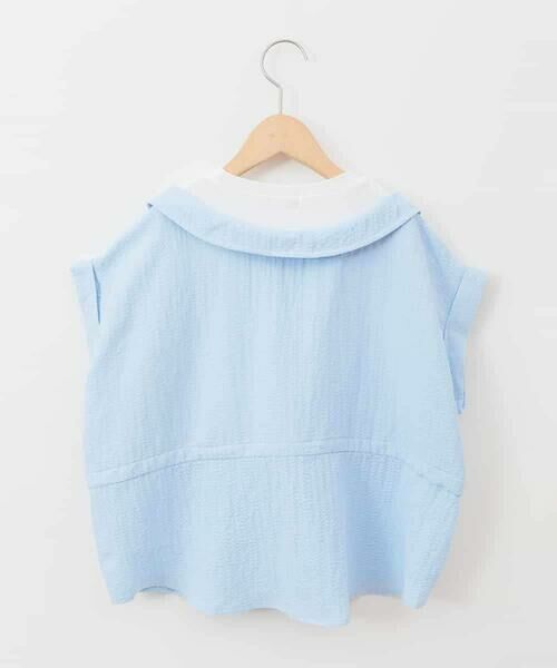 a.v.v / アー・ヴェ・ヴェ シャツ・ブラウス | 【接触冷感/ジメジメ対策】[120-160]ポコポコレイヤード風ブラウス | 詳細26