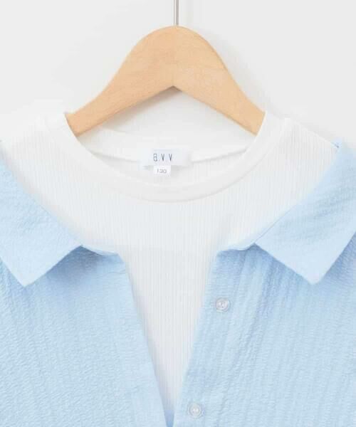 a.v.v / アー・ヴェ・ヴェ シャツ・ブラウス | 【接触冷感/ジメジメ対策】[120-160]ポコポコレイヤード風ブラウス | 詳細27