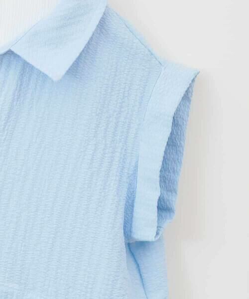 a.v.v / アー・ヴェ・ヴェ シャツ・ブラウス | 【接触冷感/ジメジメ対策】[120-160]ポコポコレイヤード風ブラウス | 詳細28