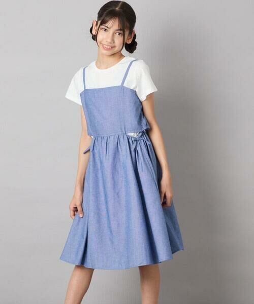 a.v.v / アー・ヴェ・ヴェ ロング・マキシ丈ワンピース | [100-160]ドッキングスリットワンピース | 詳細2