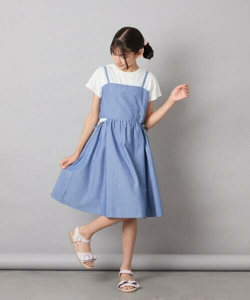 a.v.v / アー・ヴェ・ヴェ ロング・マキシ丈ワンピース | [100-160]ドッキングスリットワンピース | 詳細4