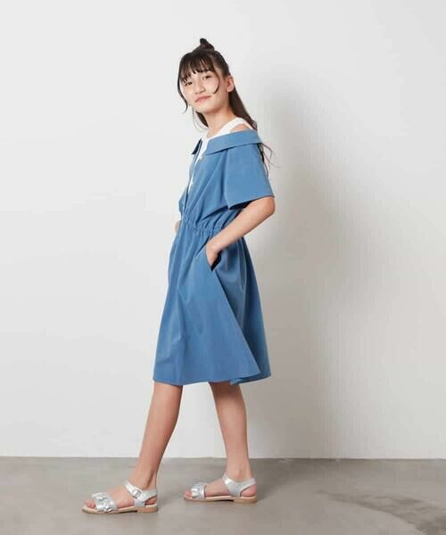 a.v.v / アー・ヴェ・ヴェ ロング・マキシ丈ワンピース | [100-130]レイヤード風オフショルワンピース | 詳細15