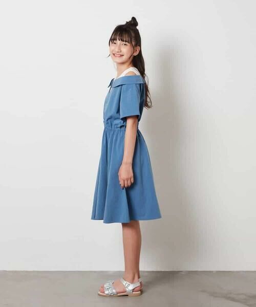 a.v.v / アー・ヴェ・ヴェ ロング・マキシ丈ワンピース | [100-130]レイヤード風オフショルワンピース | 詳細20