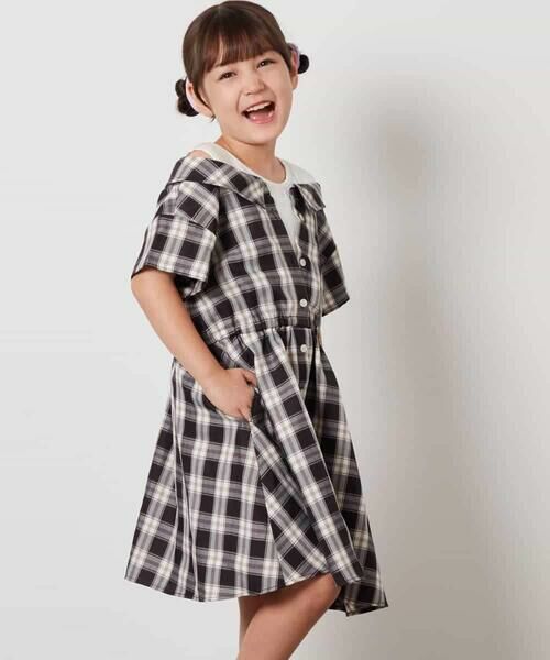 a.v.v / アー・ヴェ・ヴェ ロング・マキシ丈ワンピース | [100-130]レイヤード風オフショルワンピース | 詳細3