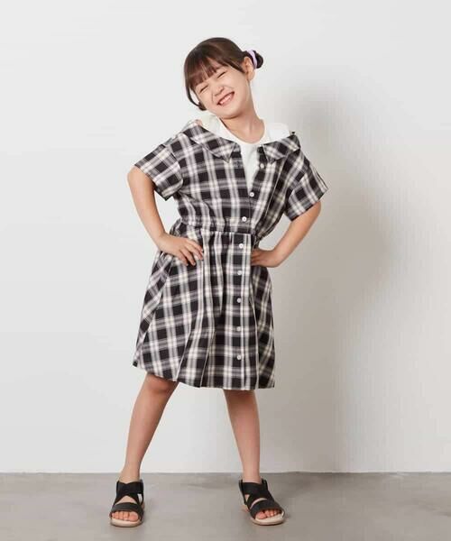 a.v.v / アー・ヴェ・ヴェ ロング・マキシ丈ワンピース | [100-130]レイヤード風オフショルワンピース | 詳細7