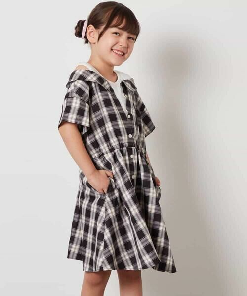 a.v.v / アー・ヴェ・ヴェ ロング・マキシ丈ワンピース | [140-150]レイヤード風オフショルワンピース | 詳細19