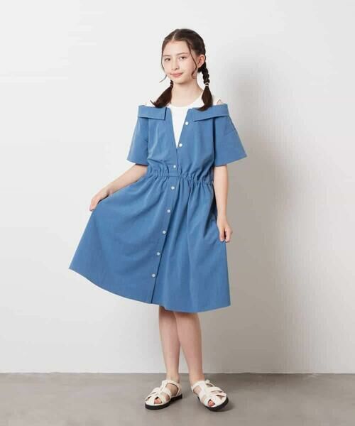 a.v.v / アー・ヴェ・ヴェ ロング・マキシ丈ワンピース | [160]レイヤード風オフショルワンピース | 詳細3