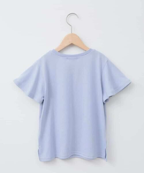 a.v.v / アー・ヴェ・ヴェ カットソー | [100-160]【WEB限定/接触冷感】フレアスリーブプチロゴTシャツ | 詳細2