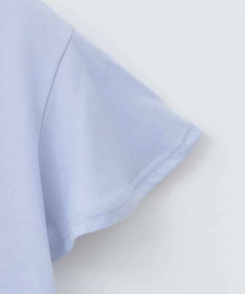 a.v.v / アー・ヴェ・ヴェ カットソー | [100-160]【WEB限定/接触冷感】フレアスリーブプチロゴTシャツ | 詳細4