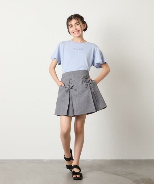 a.v.v / アー・ヴェ・ヴェ カットソー | [100-160]【WEB限定/接触冷感】フレアスリーブプチロゴTシャツ | 詳細16