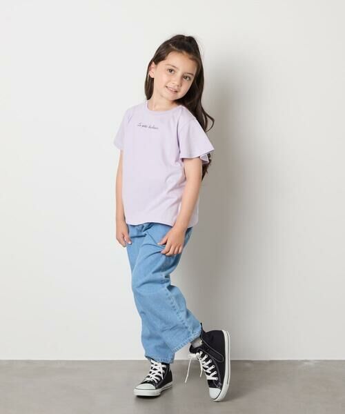 a.v.v / アー・ヴェ・ヴェ カットソー | [100-160]【WEB限定/接触冷感】フレアスリーブプチロゴTシャツ | 詳細23