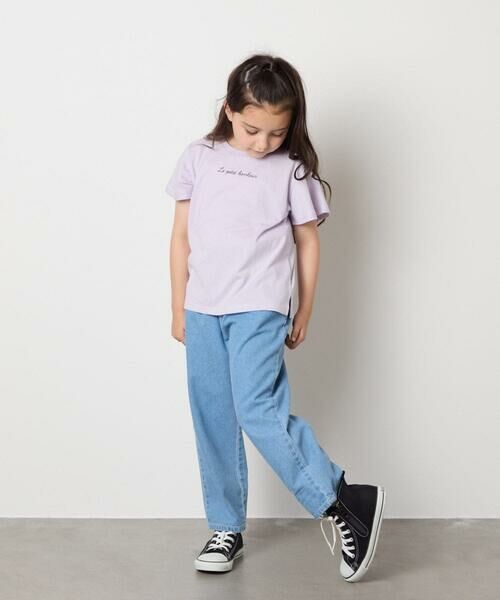 a.v.v / アー・ヴェ・ヴェ カットソー | [100-160]【WEB限定/接触冷感】フレアスリーブプチロゴTシャツ | 詳細25