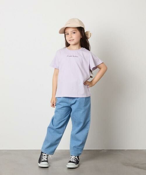 a.v.v / アー・ヴェ・ヴェ カットソー | [100-160]【WEB限定/接触冷感】フレアスリーブプチロゴTシャツ | 詳細26