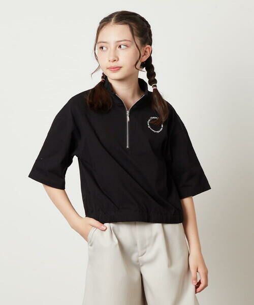 a.v.v / アー・ヴェ・ヴェ カットソー | [100-130]ハーフジッププルオーバーTシャツ | 詳細13