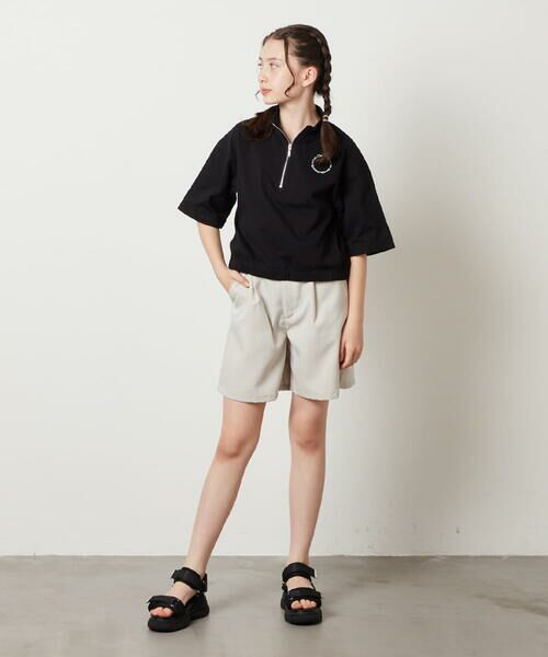 a.v.v / アー・ヴェ・ヴェ カットソー | [100-130]ハーフジッププルオーバーTシャツ | 詳細17