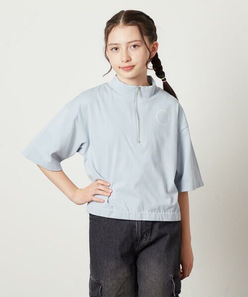 a.v.v / アー・ヴェ・ヴェ カットソー | [100-130]ハーフジッププルオーバーTシャツ | 詳細23