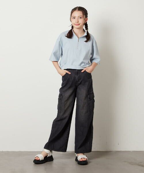 a.v.v / アー・ヴェ・ヴェ カットソー | [100-130]ハーフジッププルオーバーTシャツ | 詳細29