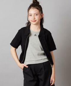 a.v.v / アー・ヴェ・ヴェ カットソー | 【ジュニア】[140-150]ロゴ刺繍タンクトップ