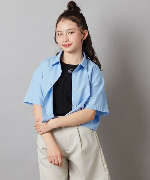 a.v.v / アー・ヴェ・ヴェ カットソー | 【ジュニア】[140-150]ロゴ刺繍タンクトップ | 詳細15