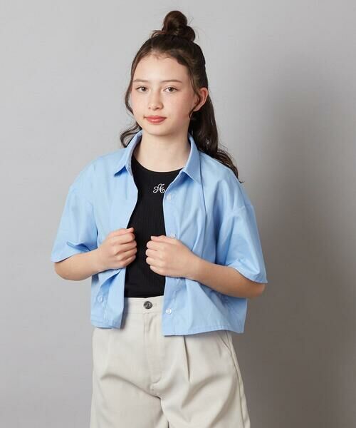 a.v.v / アー・ヴェ・ヴェ カットソー | 【ジュニア】[140-150]ロゴ刺繍タンクトップ | 詳細16